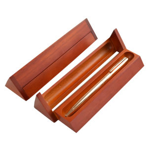 กล่องดินสอไม้สามเหลี่ยมแฮนด์เมด - ที่ใส่ปากกาพับได้กล่องเครื่องเขียนมัลติฟังก์ชั่นโต๊ะออแกไนเซอร์