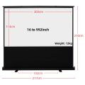 Portable Outdoor Indoor Projector Screen YZF-JDKDLM100 Manual Pull down Stand Anti-Light High Definition 100 Inch Bedroom Home Use. 