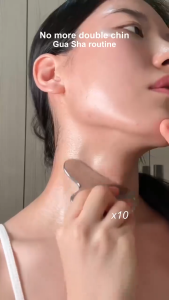 Máy mát xa mặt Gua Sha bằng thép không gỉ để thắt chặt và tuần hoàn cải thiện da