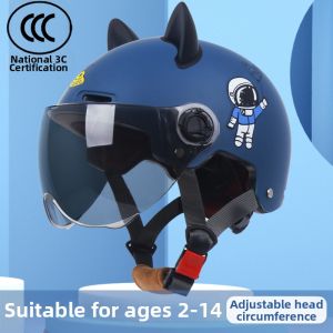 Safe Childrens Helmet Summer All-Season Use for E-bikes Motorcycles