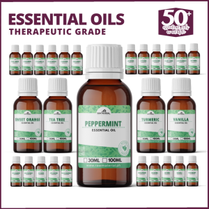 Peppermint Essential Oil Premium Natural for Aromatherapy (30mL & 100mL) Raw Materials Philippines