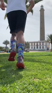 ถุงเท้า Injinji 5 นิ้ว ถุงเท้ากีฬา TRAIL MW MiniCrew Bay สีเทา ราคาพิเศษ