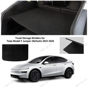 Tesla Model Y Juniper 2025-2026 Rear Trunk Cargo Shelf Foldable Partition Panel