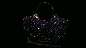 Womens Handle Rhinestones Evening Clutch Bags Shoulder Chain Full Diamond Design Party Womens Wallet Wedding Handbag