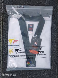 Võ Phục Taekwondo Vải Sọc Giá Rẻ - Miễn Phí Vận Chuyển