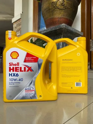 Oli Mobil Shell Helix HX6 10W-40 (4L) Oli Mesin Mobil