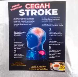 HERBAL STROKE BERAT RINGAN MELANCARKAN PENYUMBATAN PEMBULUH DARAHKRAM KAKUBENKOKKEBASKESEMUTANSARAF OTAKAMPUH TINGGA SEDUH AIR PANAS UNTUK 6 GELAS