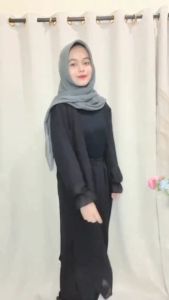 BestStore - Cardigan Transparan Lengan Panjang / Long Cardigan Kekinian / Cardigan Korean Style