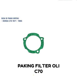 Paking Filter Oli C70 - Gasket Packing Perpak Filter Oil Pomp Pump Cap Rotor Pompa Oli Honda C 70 C700 Supercub
