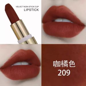 Son Môi Miduola Velvet Matte Non-Stick Cup Lâu Trôi Không Thấm Nước Màu Cam Bí Ngô Son Môi Dưỡng Ẩm Lâu Trôi Có Che Khuyết Điểm