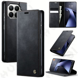Case for Xiaomi 17T Pro 17 Ultra Redmi Note 15 Pro Plus Leather Kickstand Card Holder Pocket Stand Flip Magnetic Flip Full Cover