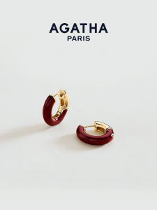 AGATHA | French Luxury Leo Colorful Round Small Earrings