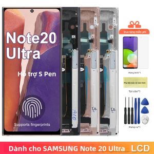 Samsung Galaxy Note20 Ultra 5G N985F N986B Màn Hình LCD Lắp Ráp Màn Hình Cảm Ứng Kỹ Thuật Số Có Khung Cho Điện Thoại Di Động