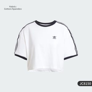 adidas | Womens Short Sleeve Breathable Knit Casual T-shirt