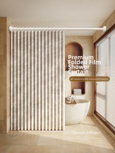 WEILAISHI | High-Quality Drill-Free Waterproof Shower Curtain
