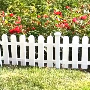 【READY STOCK】Plastic Fence White Picket Fence Yard Fence Indoor and Outdoor Villa Campus Decoration Garden Fence