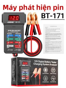 Máy Kiểm Tra Pin Đa Năng ANENG BT-171 12V Màn Hình LED Hiển Thị Ngược Dụng Cụ Sửa Chữa Điện Cho Thợ Điện Dùng Trong Công Nghiệp