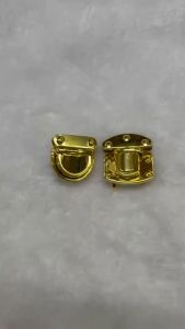 ตัวล็อคกระเป๋า ตัวล็อคปากกระเป๋า สีทอง เงางาม หน่วยขายต่อตัว