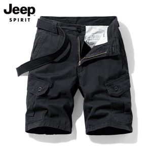 JEEP SPIRIT | Quần Short Đùi Dài Phối túi Mỏng Thoáng Hè Nam