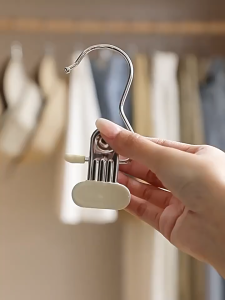 Móc Treo Quần Áo Đa Năng Có Kẹp Móc Kẹp Mũ Quần Thép Không Gỉ Có Kẹp Chống Gió