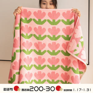 Tulip Bath Towel Pure Cotton Womens Household Soft Absorbent New Bathroom Bathroom Bath Cotton Towel