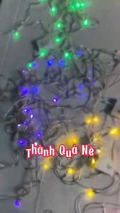 Dây đèn led nhấp nháy trang trí 45m nhiều chế độ bóng nháy trang trí ngày tết dây đèn led dây đèn chớp chất lượng cao - Huy Tưởng