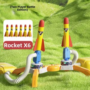 HUANGER | Foot-launched Foam Rocket Glowing Outdoor Toy