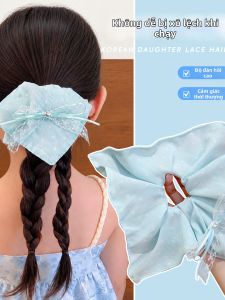 Hair-friendly Polka Dot Lace Scarf Style Hair Circle