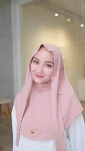 Bergo Tali Instan French Melayu Dailly Jersey Super Premium