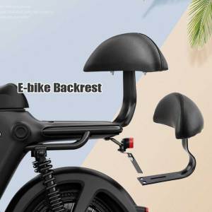 Universal Leather Electric Bike Backrest E-bike Seatback Ebike Seat Backrest