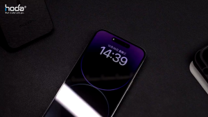 Kính cường lực nhám HODA 2 trong 1 chống nhìn trộm và chống bám vân tay cho iPhone 15/16 Pro max và 17 Series