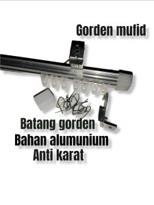 BATANG GORDEN | RELL GORDENG | RAIL HORDENG | batang kotak bahan alumunium