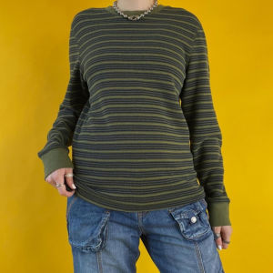 Womens Long Sleeve Pullover Vintage Knitwear round Neck Street Style Summer Regular Fit Slimming Body Other Material 100%