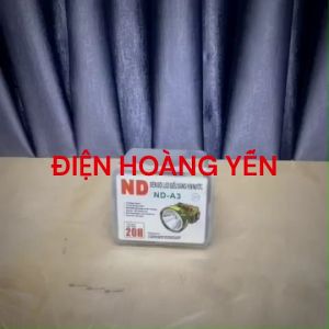 Đèn Pin Đội Đầu LED Chóa 8cm Siêu Sáng Dây Cáp Tiện Lợi - Đa Năng Cho Cắm Trại A3