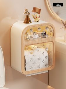 MENGBINFEN | Bathroom Drill-Free Waterproof Storage Shelf