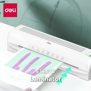 Deli Laminator Machine / Mesin Laminating A3 A4 Kebisingan Rendah Laminasi Panas/Dingin E1437X