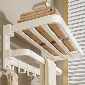 No-Drill Bathroom Organizer Shelf