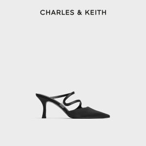Charles & Keith | Stylish Pointed Toe Mules Slip-on