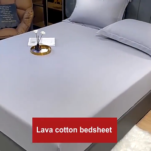 3 in1 Canadian cotton Bedsheet No Lukot No Gusot  Single/Double/Queen/King Korean Plain Bedsheet With 2 Pillowcases