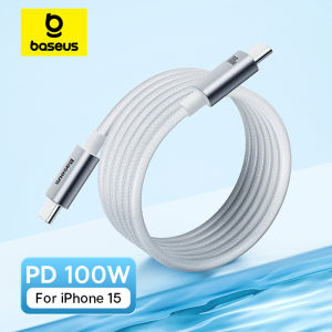 Baseus 100W USB C Cable For MacBook iPad Fast Charger Cable For iPhone 15 Plus Pro Max Type C For Xiaomi Samsung