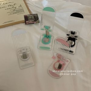 Acrylic Transparent Rotatable Foldable Simple Multi-functional Desktop Tablet Support Bracket New Model Mobile Phone Stand