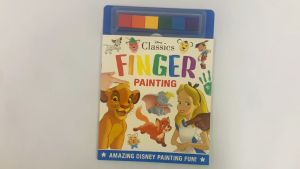 Disney Classics Finger Painting Colouring Book For Kids with Posters & 6 Colour Paints