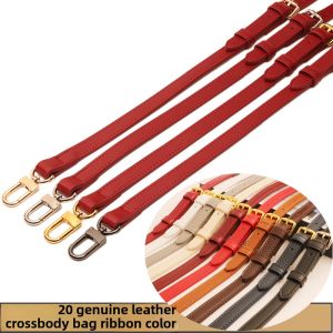 Red Genuine Leather Bag Strap Accessories Crossbody Bag Strap Replacement Backpack Adjustable Shoulder Strap Leather