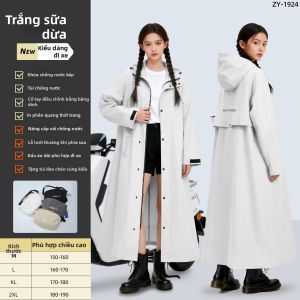 ZHENGYU | Áo Mưa Dài Cho Đi Xe Đạp Trong Mưa lớn