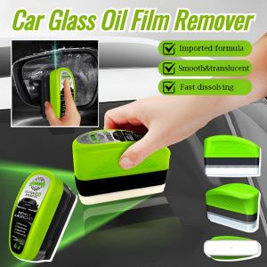 【HOT SALE】Auto Glass Oil Film Wipe Powerful Degreaser Front Windshield Side Rearview Mirror Coating Cleaning Brush