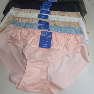 5 Quần Lót Nữ voal Lạnh Phối Ren 45kg đến 70kg Hàng Việt Nam Không lo Lộ Viền 5402VN MarketOnline68