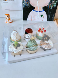 กล่องขนมปีน 4 ชิ้น กล่องขนมปีน 6 ชิ้น กล่องขนมปีน 12 ชิ้น กล่องขนมปีนคริสต์มาส กล่องขนมปีนฮาโลวีน กล่องขนมปีนวันหยุด กล่องขนมปีนใส กล่องขนมปีนอบ