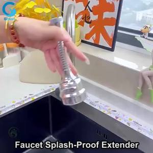 Gbest Sink Faucet extender pipe Kitchen Sink Dapur Water tap spray head Saving Sink Tap Faucet Nozzle 360°Swivel Tap Extension Three Water Pressure Modes kepala paip singki dapur 水龙头延伸器 水龙头防溅花洒 增压花洒器