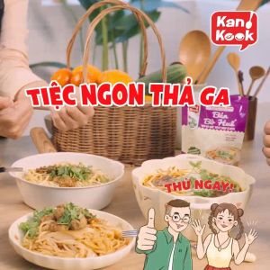 Combo 3 gói nước xốt nấu vị Bún Bò Huế Kankook gói 210g nấu/trộn ăn liền vị hoàn chỉnh chuẩn vị Huế