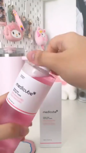 Medicube PDRN Pink Glow Booster Toner 250ml Cica Soothing Hydrating Toner for Sensitive Oily Skin